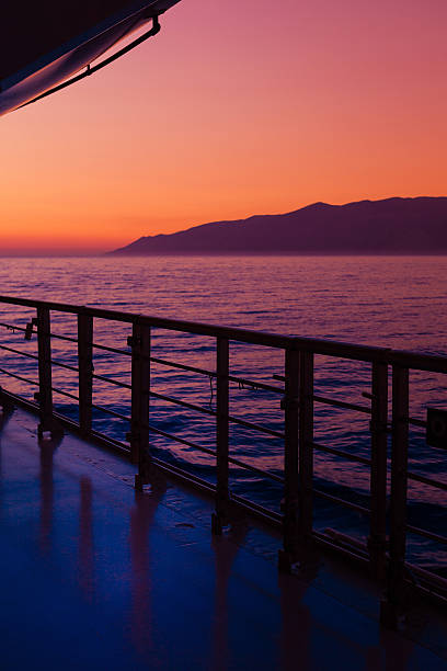 istock deck of cruise ship at sunset 176593836