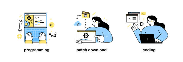 Software Patching Graphics 820+ Software Patching Stock Illustrations, Royalty-Free Vector ...