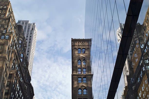 istock buildings and reflections, New York 176595092