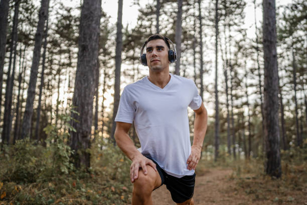 istock one man male athlete stretch in nature 1765951031