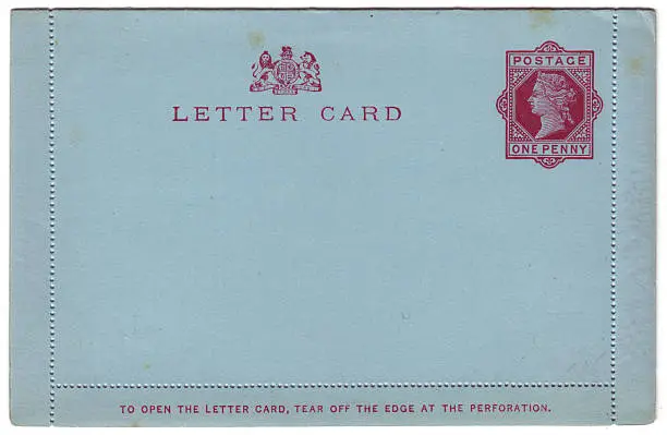 Photo of Vintage English letter card