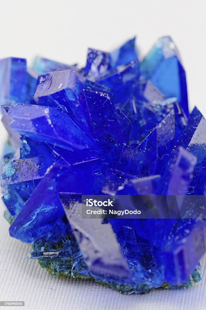 Kristalle von blue vitriol-Copper sulfate - Lizenzfrei Abstrakt Stock-Foto