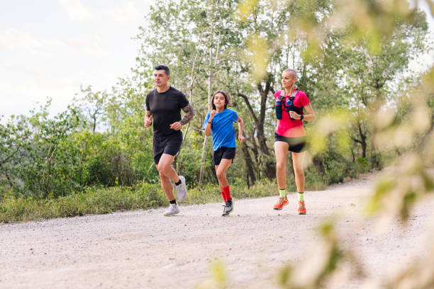 istock family practicing trail running in the countryside 1765964317