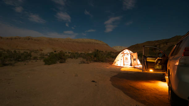 istock Camping on a bright starry night in the mountains 1765965986