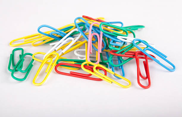 istock Paper clip, fastener, office supplies 176598858