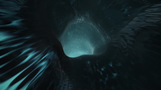Seamless Loop Inside The Hole Of Tunnel Vortex - animation
