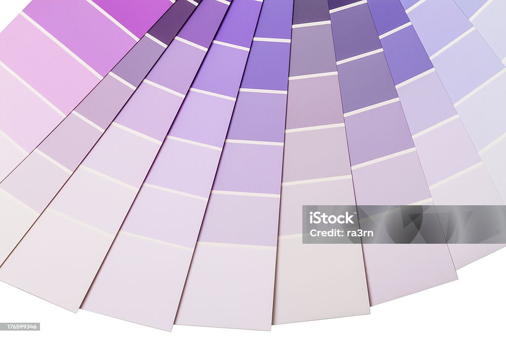 E roxo Lilás gama de cores - Royalty-free Amostra de Cor Foto de stock