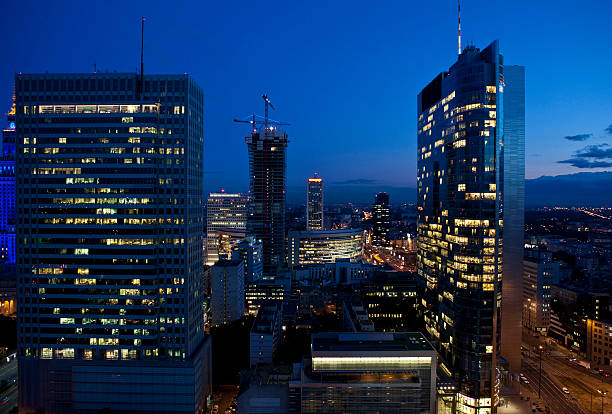 istock City at dusk 176599960