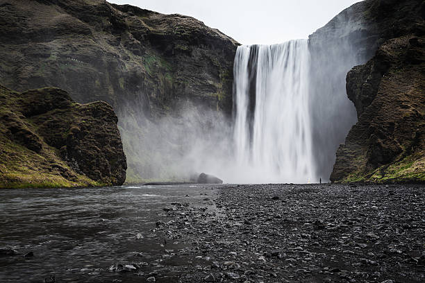 Skogafoss stock photo