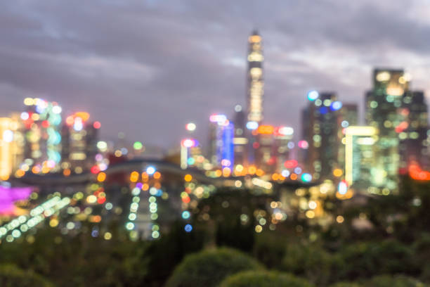 istock City at night - blur photo, blurred background 1766005284