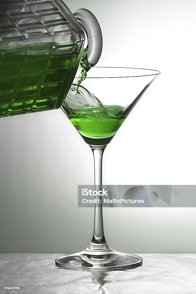 Verter verde bebidas - Royalty-free Bebida Foto de stock