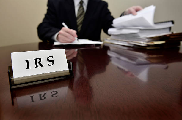 IRS Tax Auditor stock photo