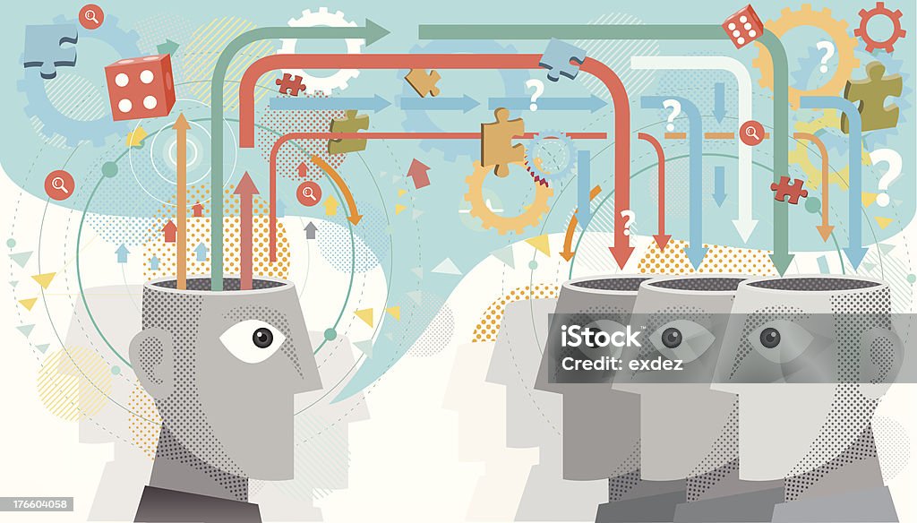 Explaining The Ideas Stock Illustration - Download Image Now ...