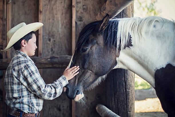 istock Cowboy and his horse 176610331