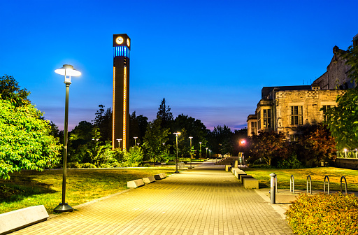 Ladner Clock Tower at Vancouver Campus of University of British Columbia in Canada