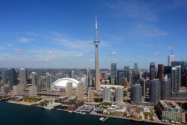 istock Toronto Downtown, Aerial view 176611866