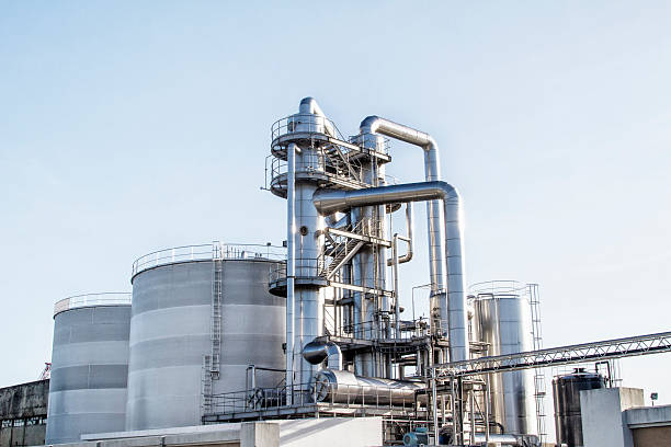 istock oil refinery shiny tubes 176612682