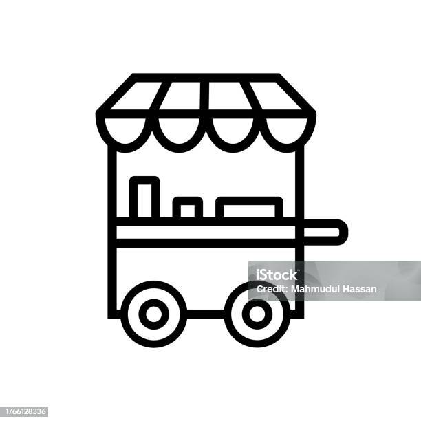 Farmer Market Line Icon. Seller Vector Illustration Isolated On White.  Store Outline Style Design, Designed For Web And App. Eps 10 Royalty Free  SVG, Cliparts, Vectors, and Stock Illustration. Image 125813235.