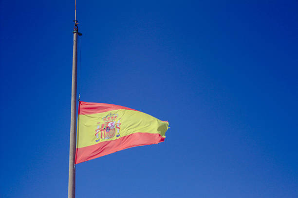 Flag of Spain in San Juan, Spain