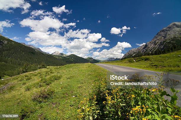 小型アルパイン Road - オーストリアのストックフォトや画像を多数ご用意 - オーストリア, フォアアールベルク州, レッヒバレー