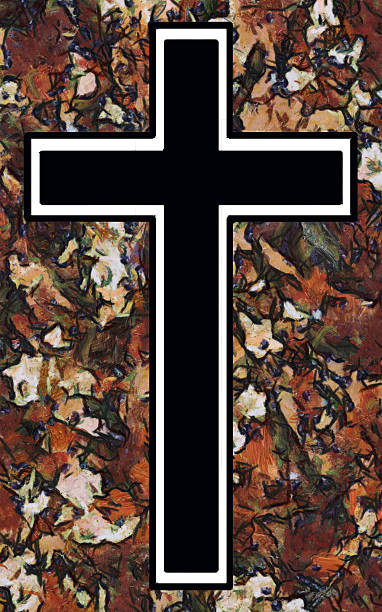 istock Velvet Blossom Christian Cross 176619036