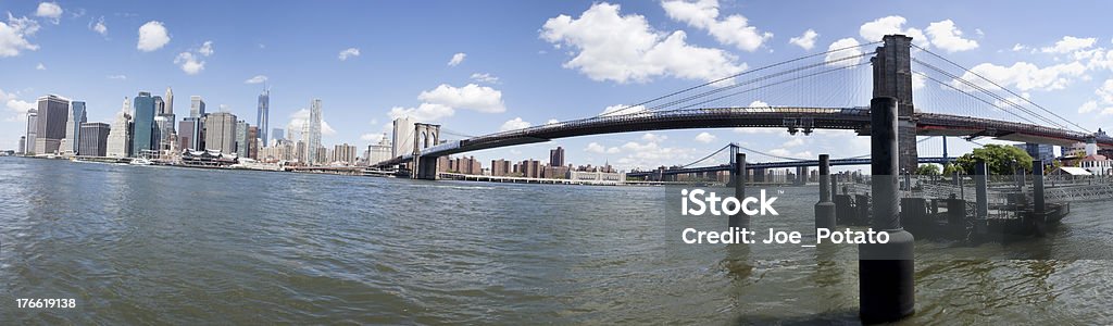 Manhattan Panorama - Lizenzfrei Brooklyn - New York Stock-Foto