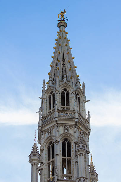 istock brussels city hall tower with archangel michael statue 176619196