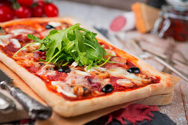 Homemade Pizza Rectangular 1,100+ Rectangular Pizza Photos Stock Photos, Pictures & Royalty-Free ...