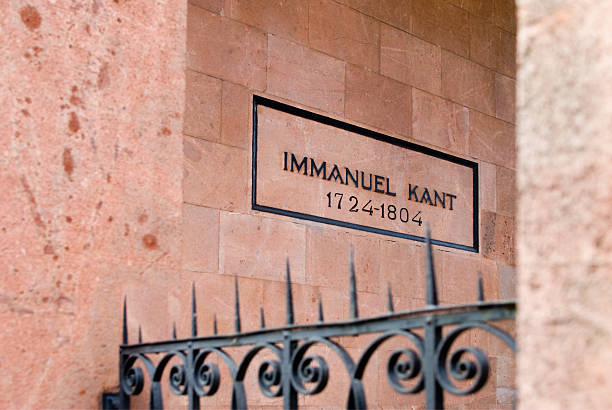 Immanuel Kant, tomb Immanuel Kant grave in a cathedral, Kaliningrad, Russia immanuel stock pictures, royalty-free photos & images