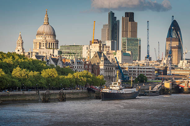 istock London St Pauls Square Mile skyscrapers over River Thames UK 176625554