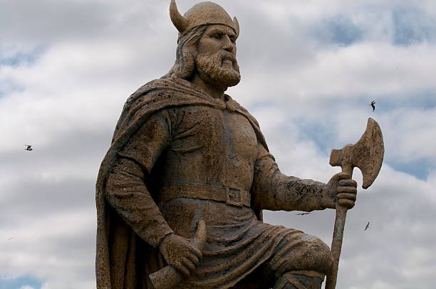 istock Viking statue monument of Gimli Manitoba 176625753