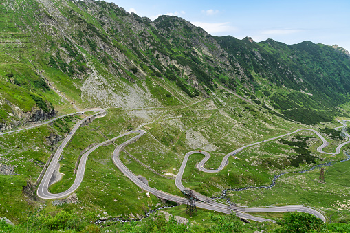 Transfagaransan Highway in Romania