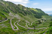 Transfagaransan Highway in Romania