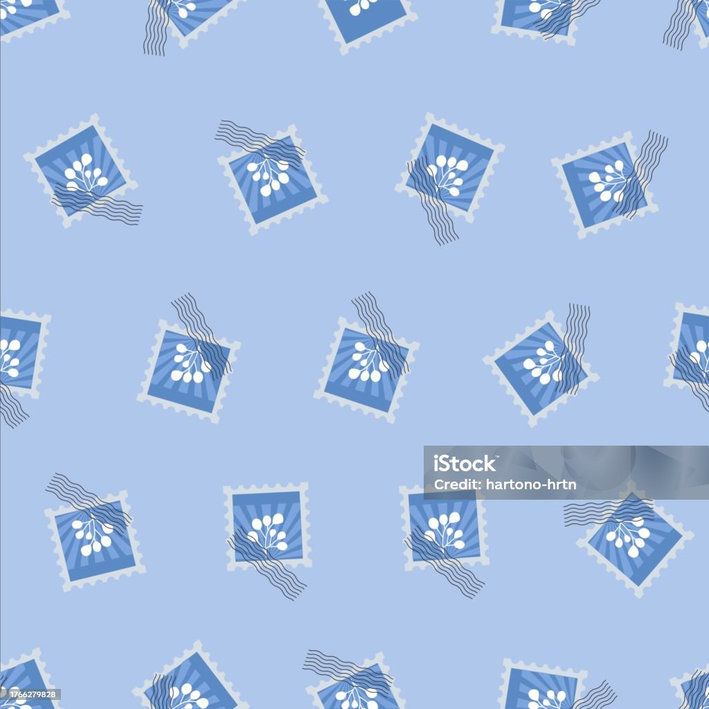 Postage Background Postage Stamp Seamless Pattern Suitable For Backgrounds Wallpapers ...