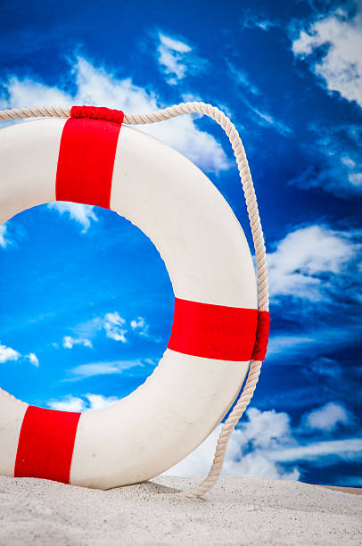 istock Sunny holidays concept with blue sky 176629240