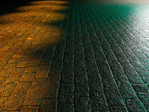 Stone city pavement