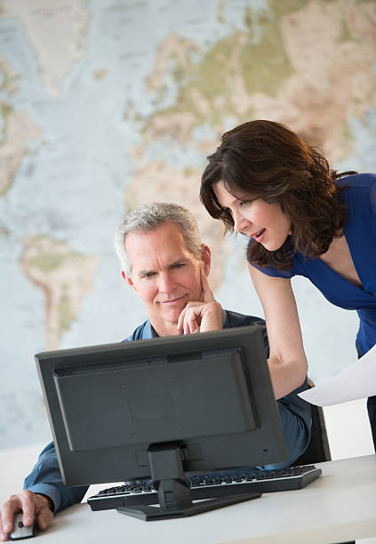 istock Business Colleagues Working At Office Desk 176632005