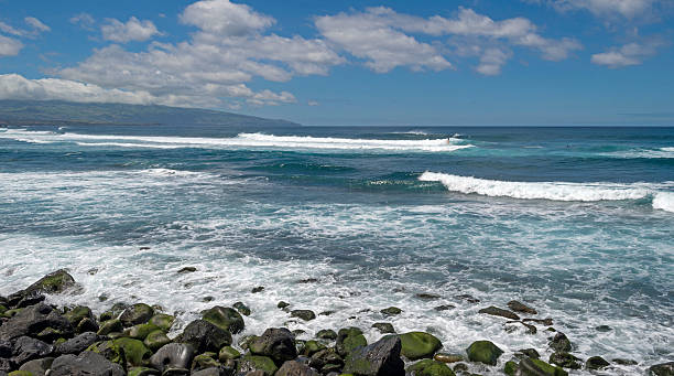 istock Waves on a rocky beach in the Azores 176632357
