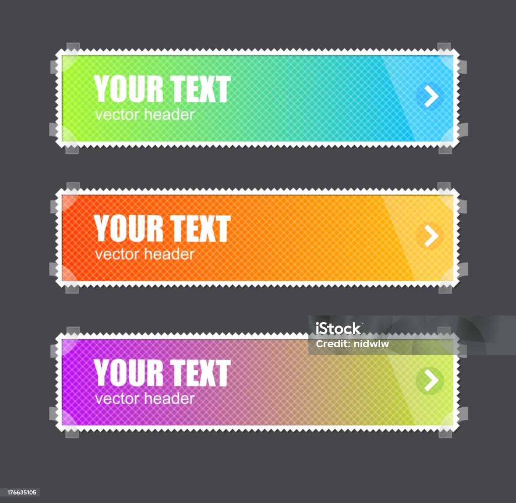 Colorful Text Box Stock Illustration - Download Image Now - Blank ...