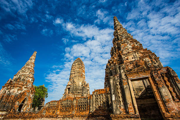 Wat Chaiwattanaram stock photo