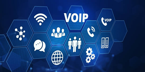 voip. le concept de voix. - wireless technology voip internet network connection plug photos et images de collection