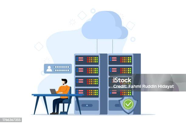 database programer developing source code and cloud... Database Programmer Concept Programming Language Css Html It Ui Develop ...