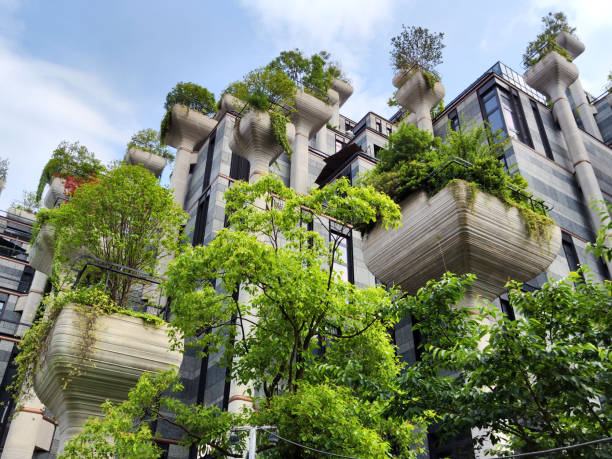 Tian An 1000 Trees mega integrated project, envisioned to revitalise the heritage site of the Shanghai Flour Mills, along Suzhou creek riverbank, Putuo district of Shanghai, China. Thomas Heatherwick’s latest project, already called a modern version of the Hanging Gardens of Babylon.