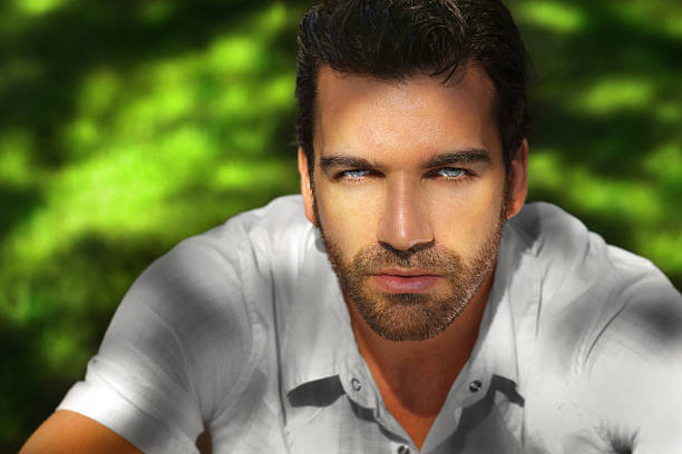 istock Beautiful man portrait 176644759