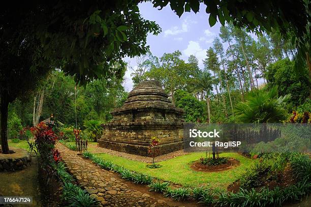 View Of Sumberawan Temple Beside Garden Stock Photo - Download Image Now - Ancient, Ancient Civilization, Antique