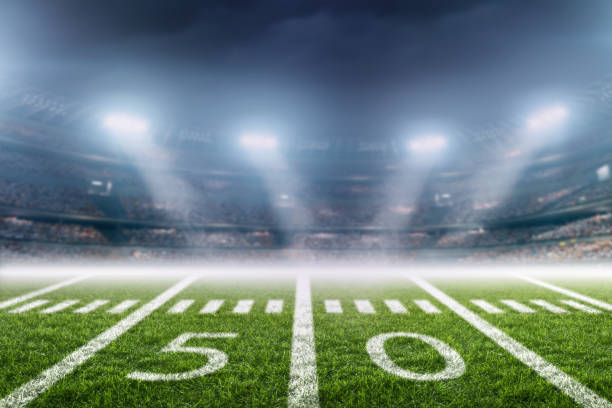 istock American Football Field Under Stadium Lights 1766498757
