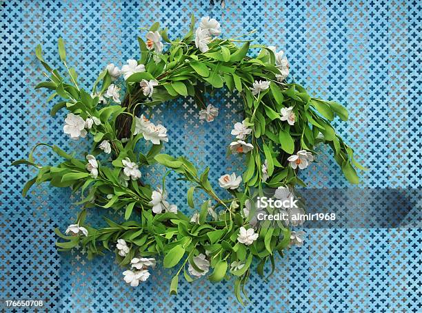 Wreath Of Flowers Stock Photo - Download Image Now - Blossom, Circle, Cut Out