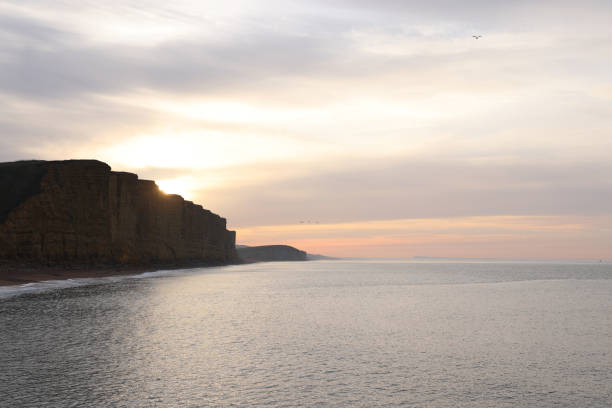 Jurassic Coast at Sunrise and Sunset