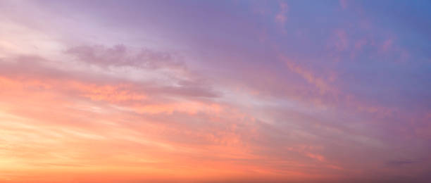 istock Panoramic landscape of bright red orange sunrise sunset as texture background as template, page or web banner 1766526395