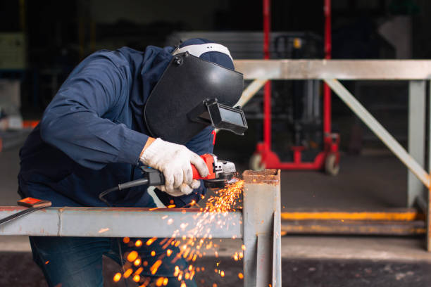istock Technicians use steel cutting tools to cut steel 1766530710